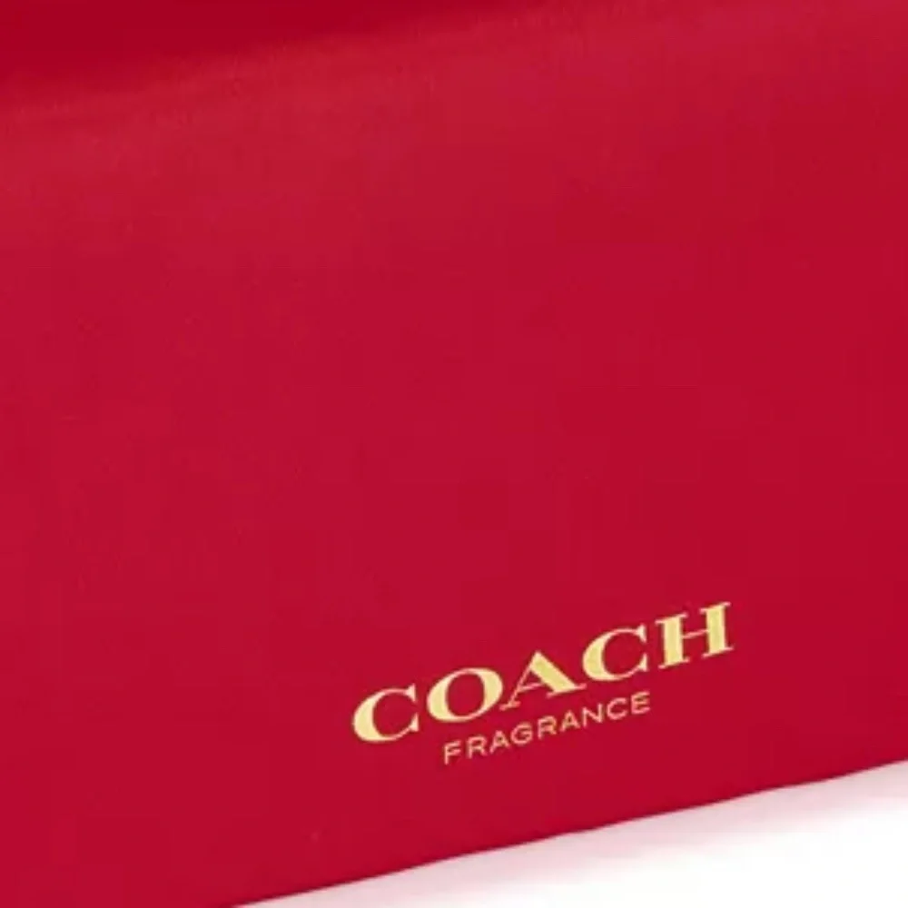 COACH Red Bag Pouch Zipper NEW TAGS SEALED